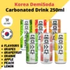 c40ce73ee175706db95ffd60b67a7e57.webp Korea DemiSoda Carbonated Drink 250ml Demi Soda Drink Lemon Peach Apple Grape Orange Grapefruit