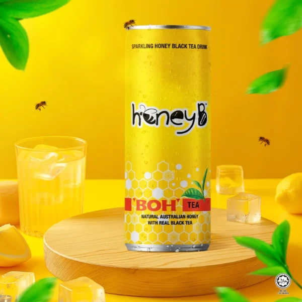 my-11134207-820li-mg635oihfj7x6d.webp HoneyB Boh Tea Real Sparkling Honey Drink 250ml x 24 Cans