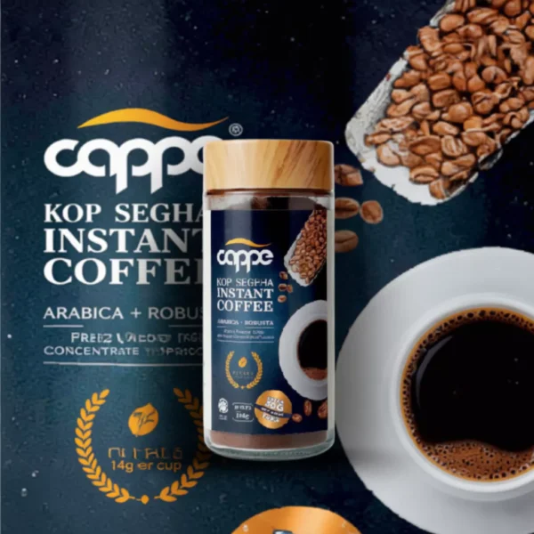 Instant Coffee Powder 150g 75 Cups Espresso Americano Type